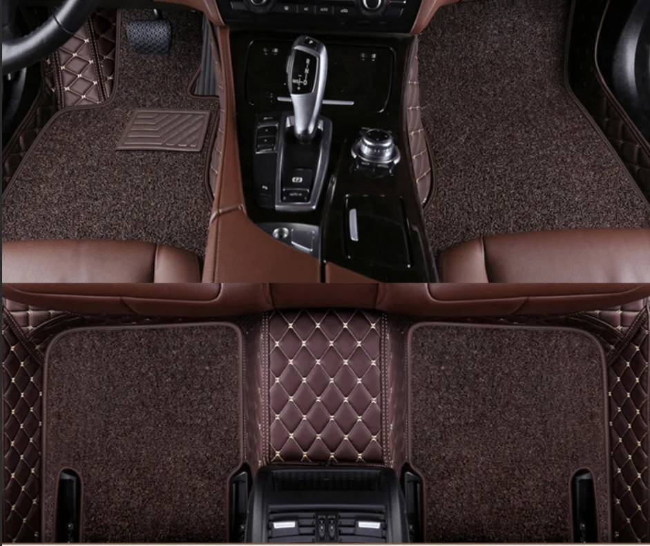 

High quality Rug! Custom special car floor mats for Audi Q8 2025-2019 double layers carpets for Q8 2023