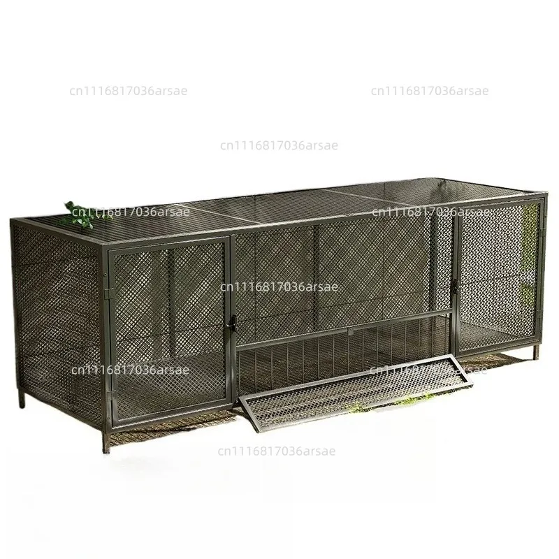 Chicken Cage Household Large Square Pipe Dense Mesh Rainproof Rural Automatic Manure Cleaning Breeding Cage