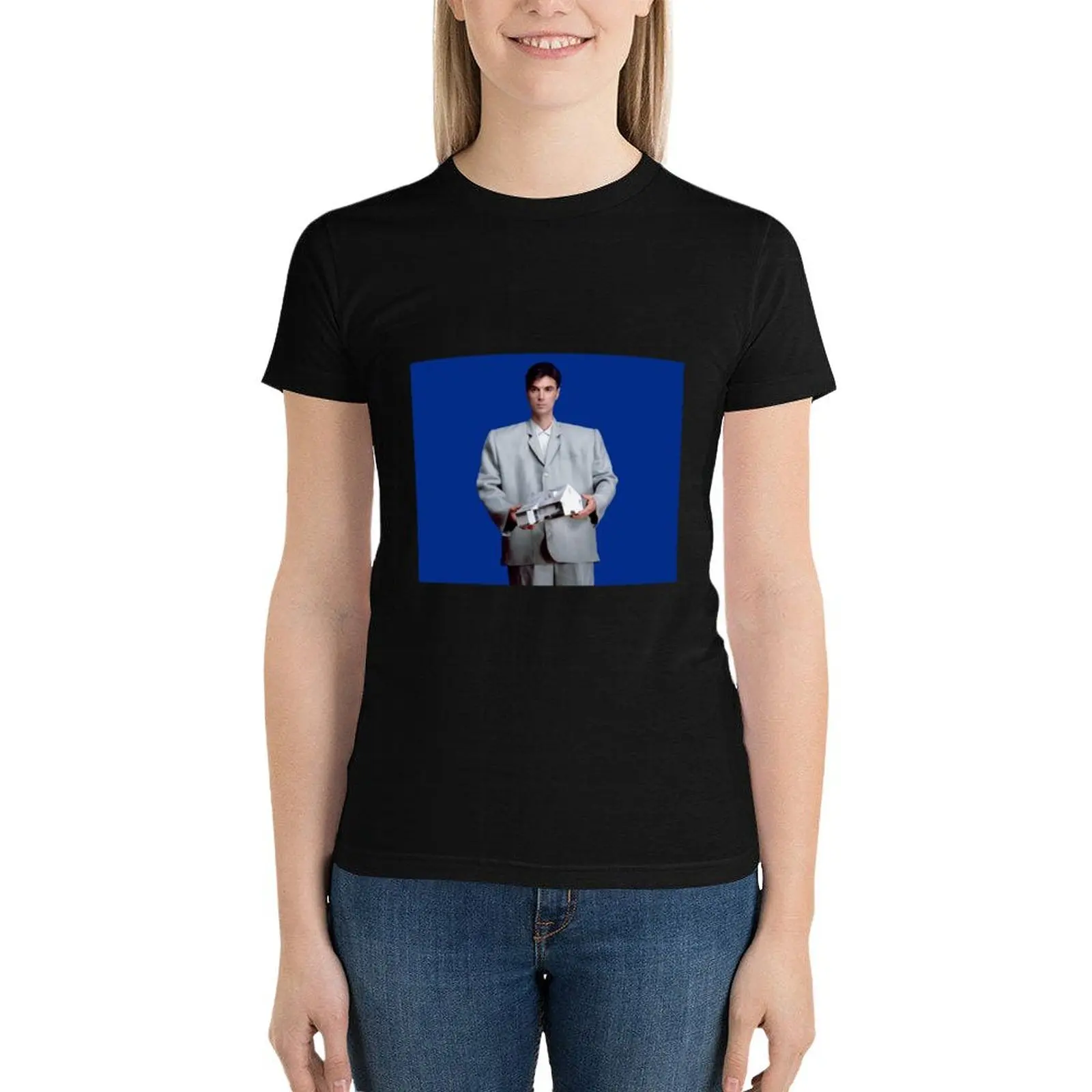 

David Byrne Talking Heads Big Suit Stop Making Sense T-Shirt cute tops Blouse clothes for woman