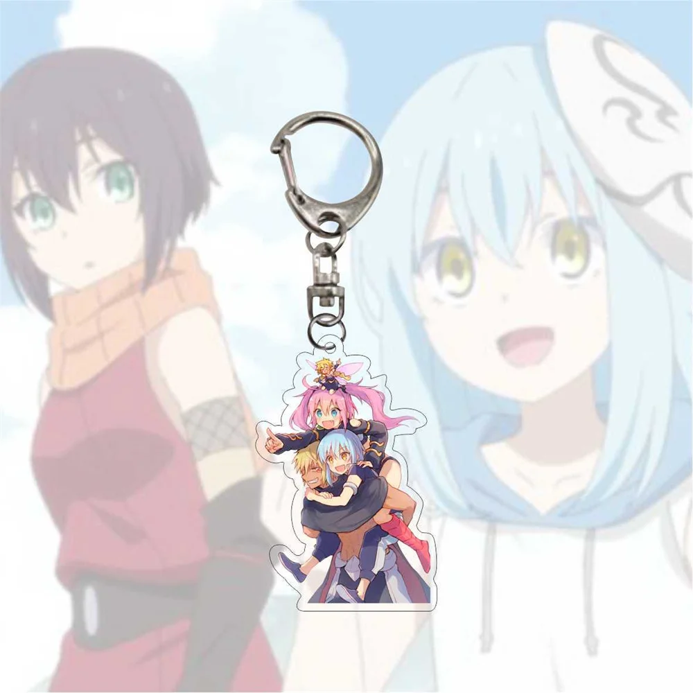 6CM Anime That Time I Got Reincarnated as slime Akrylowy brelok do kluczy Model Cosplay Charm Postacie Ozdoba Akcesoria Dobry prezent