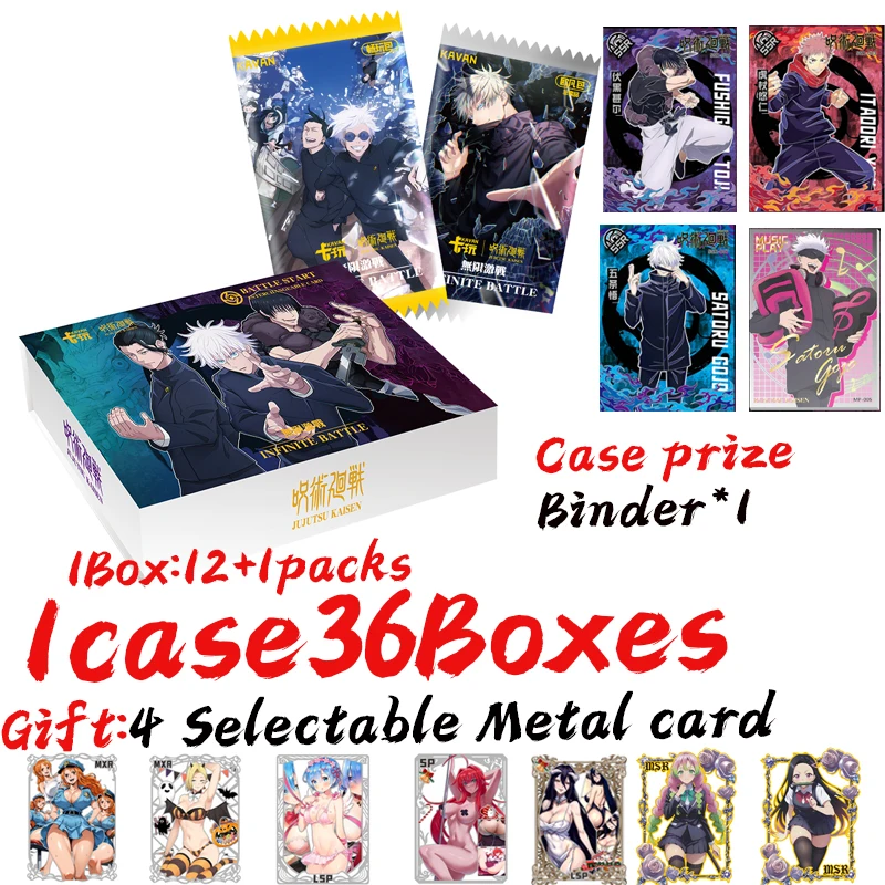 

New Jujutsu Kaisen Collection Card Hobby Anime Game Card Booster Box CCG SSR SSP Rare Card Kids Toy Birthday Gifts