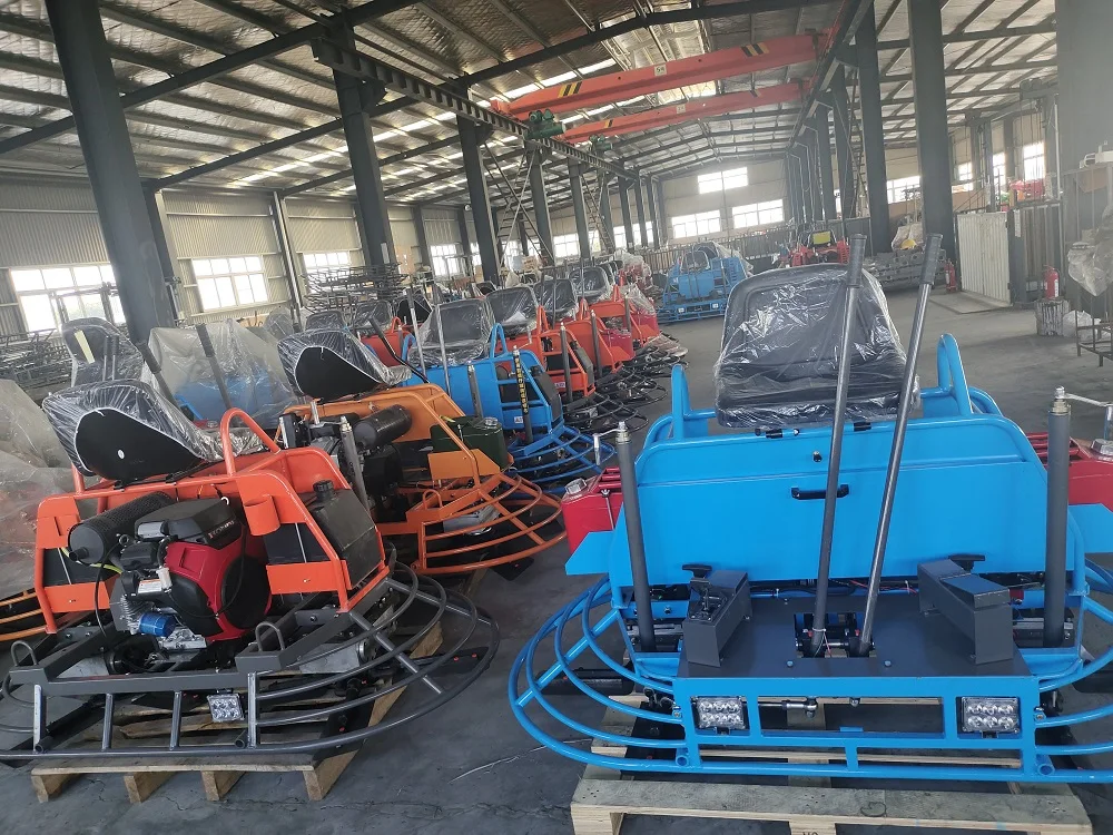 Professional Ride On Trowel Machine For Factory Road Parking Lot Floor