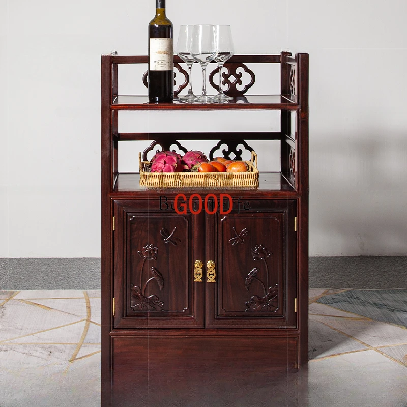 Rosewood Furniture East Africa Sandal Wood Sideboard Cabinet Solid Wood Chinese Multi-Functional Locker