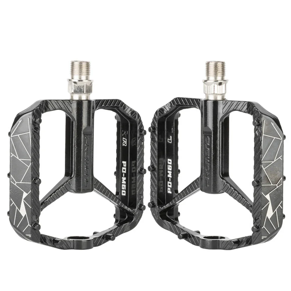 

Sanpeilin Bike Pedals Aluminum Alloy Wide Platform Boron Steel Axle with Sealed Bearings