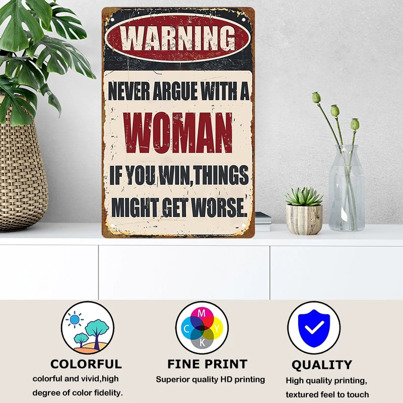 Funny Tin Sign Toilet Home Office Bar Cubicle Decor 11.8\