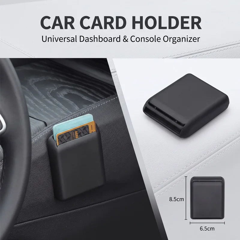 1PC Multifunction Car Organizer Auto Seat Crevice Card Ticket Storage Box Bracket Stand Universal Car Accessories Interior