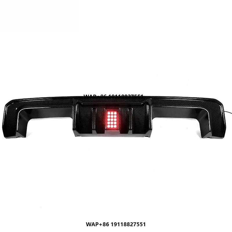 

Dry Carbon Fiber Rear Diffuser R44 Style for G80 M3 G82 M4 Rear Bumper Lip Under Spoiler Splitter Body Kitcustom Car Accessories