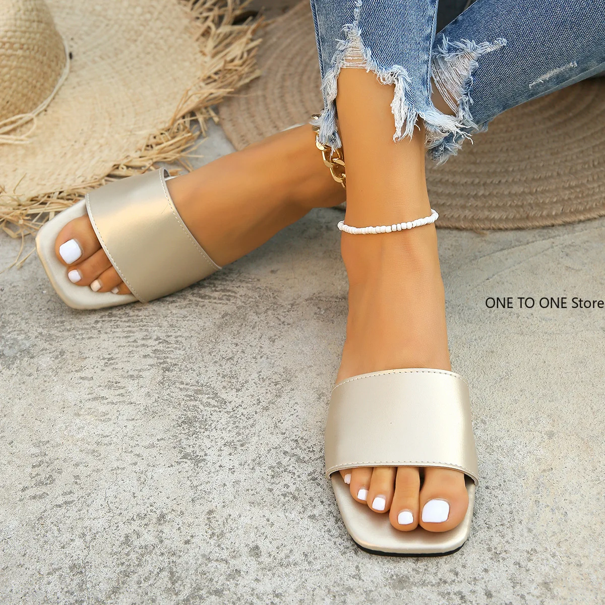 Pantofole Eva estive di nuova moda Pantofole estive da donna con suola spessa antiscivolo Pantofole da coppia per interni ed esterni per la casa Infradito da bagno Taglia grande43