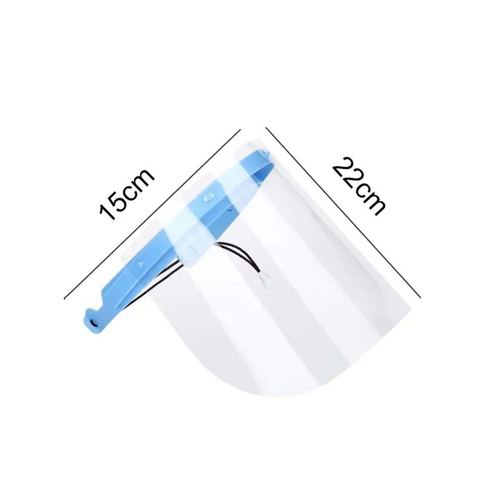 1 shelf 10Face Dental Protective Face Shield Detachable Face Shield Anti-Fog Dustproof Replacement Mask