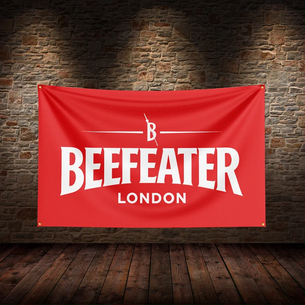 3x5 Ft B-Beefeaters  Flag Polyester Printed Beer Wine Flags for Room Garage Decor