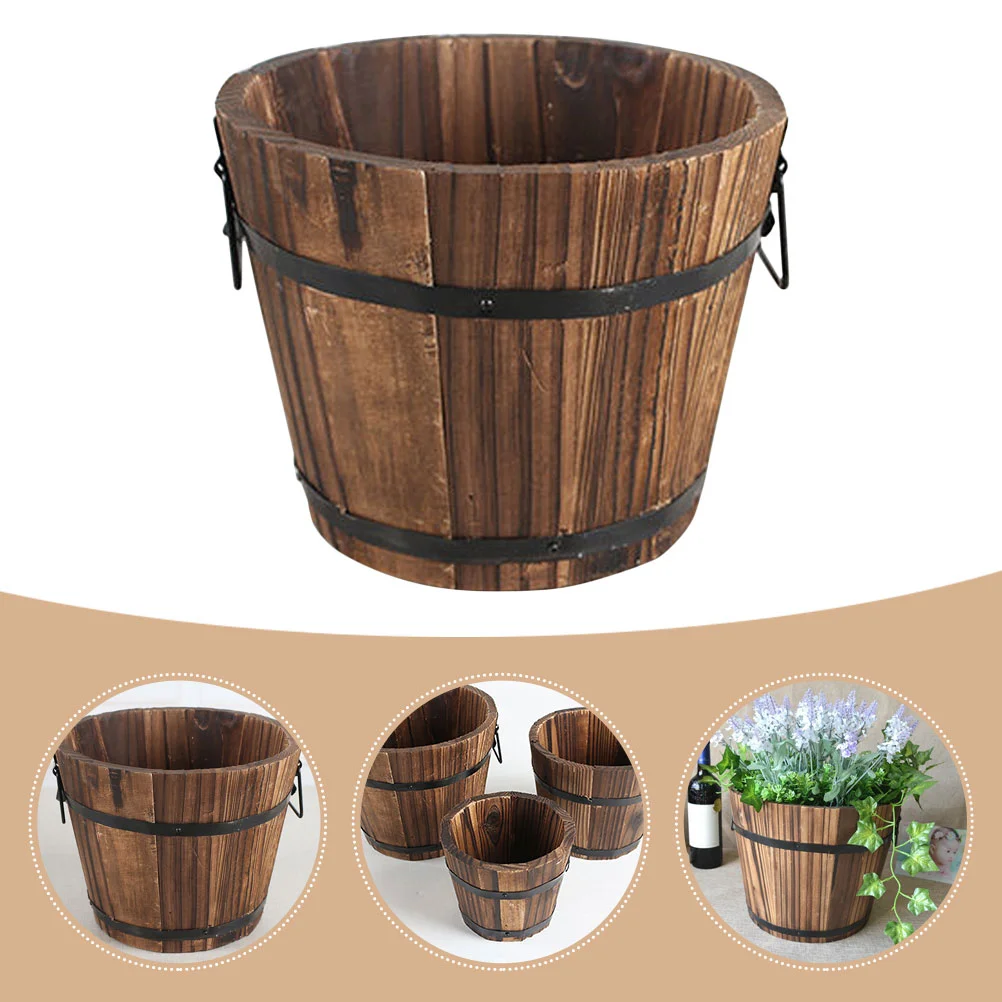 Large Flowerpot Plant Vase For Garden Pots Succulents Stand Poor Plants Cache Saucers Outdoors Big Whisky With Handles