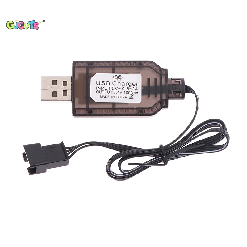 7.4v SM4P Li-ion Battery Reverse Charging Adapter Electric Toy Car E561 Excavator Charger USB Cable