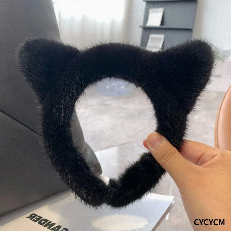 2025-hot-sale-four-seasons-real-mink-fur-hair-bands-for-women-luxury-fur-ears-hair-band-girl-hair-accessories-fashion-hair-clip