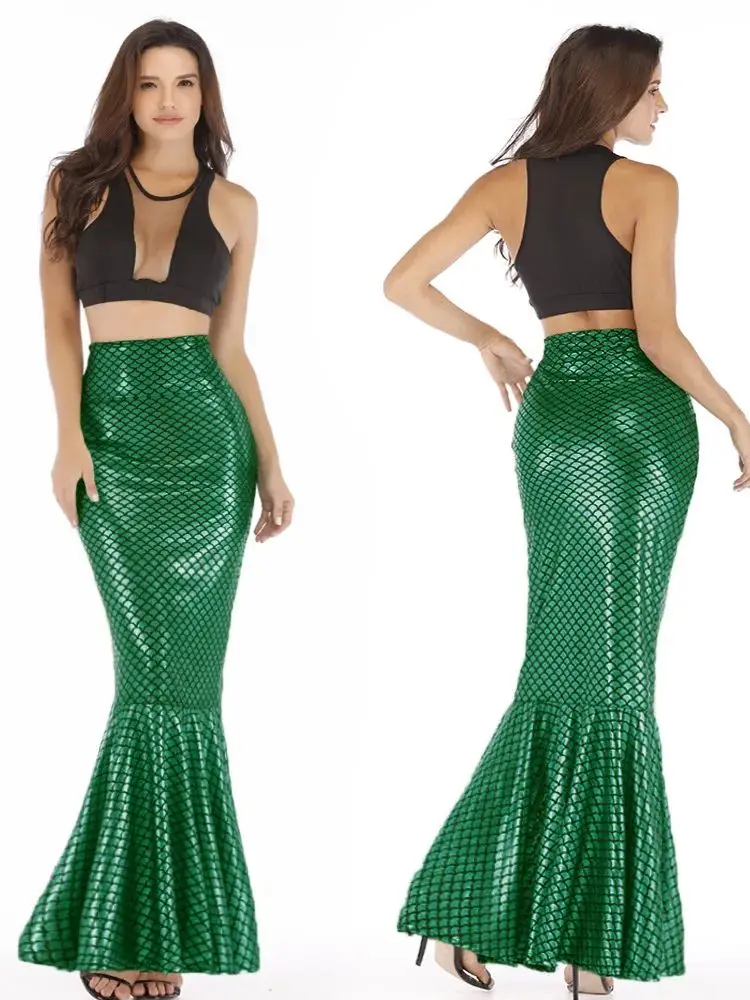 

A best-selling sexy mermaid high-waisted fishtail half-length dress