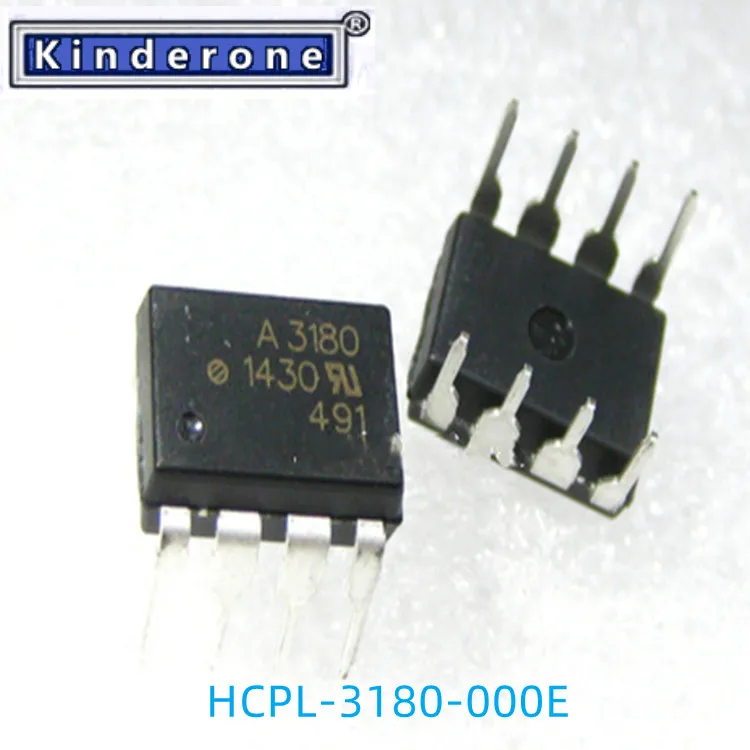 

5PCS/lots HCPL-3180-000E HCPL3180 A3180 DIP8 Optocoupler 100% New Electronic