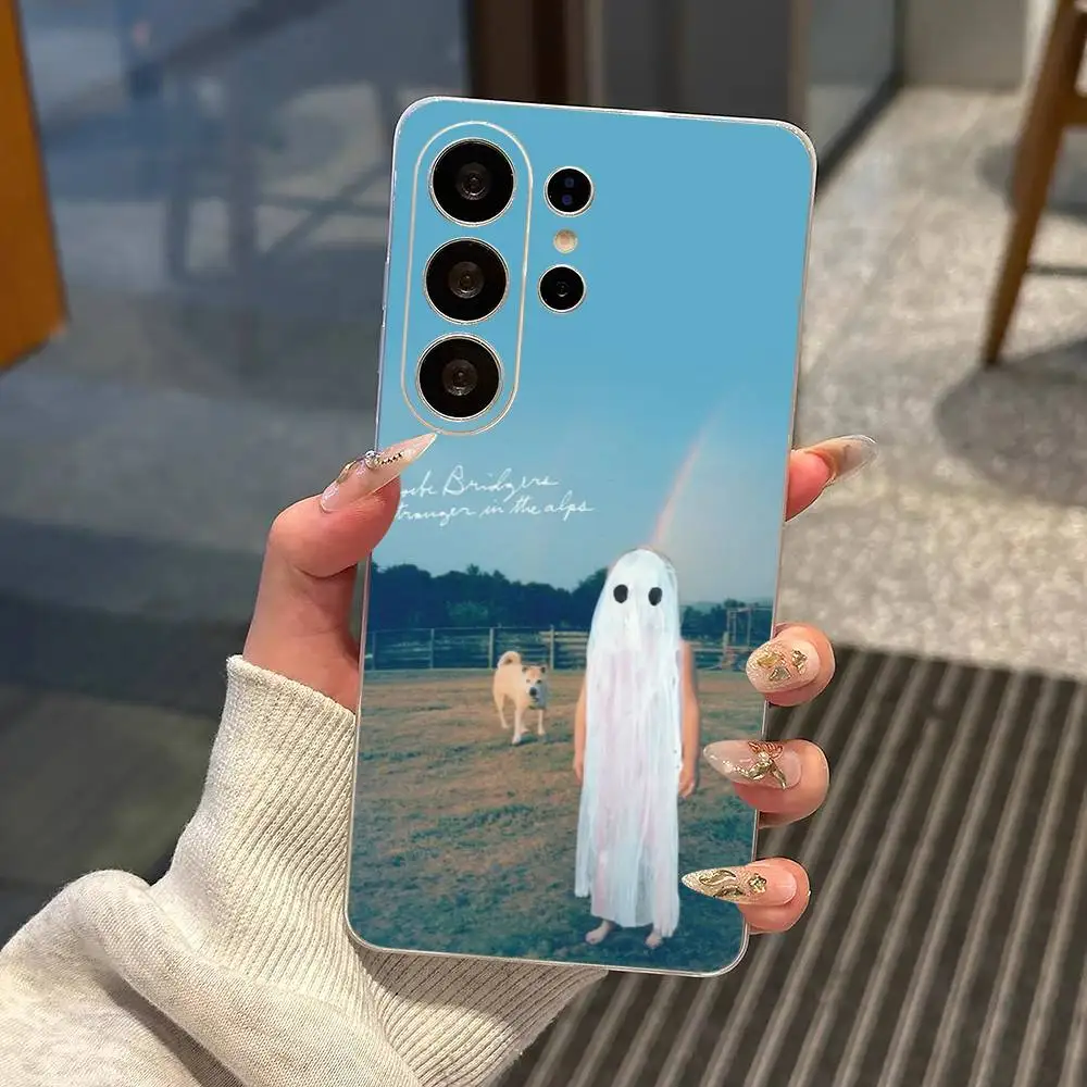 Singer P-Phoebe B-Bridgers   Phone Case For Samsung S25,S24,S21,S22,S23,S30,Ultra,S20,Plus,Fe,Note,10,9,5G Transparent Cover