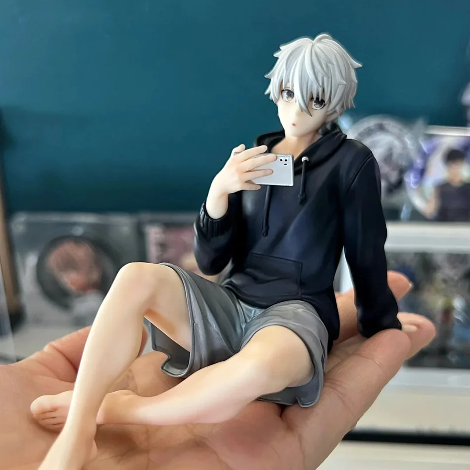 BLUE LOCK Actiefiguren Nagi Seishiro Anime Figuur Zittend Beeldje PVC Collectible Model Kinderen Pop Speelgoed Geschenken