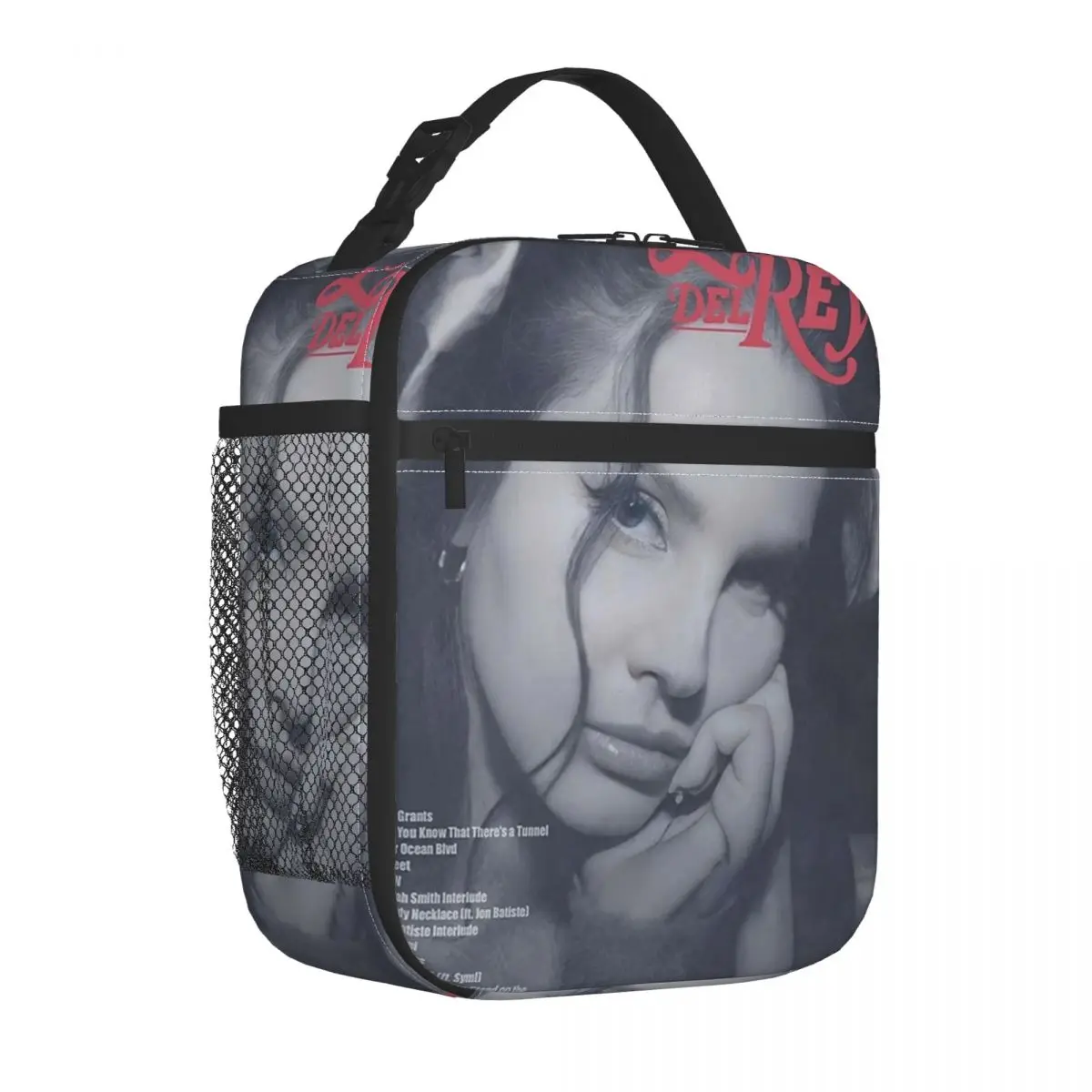 Lana Del Rey Insulated Lunch Bags Large Meal Container Cooler Bag Tote Lunch Box College Travel Men Women