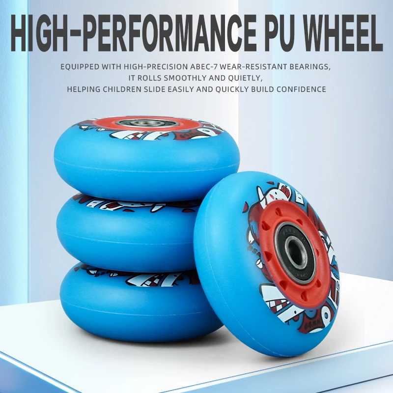 زلاجات مضمنة MI2 قابلة للتعديل للأطفال والأولاد والبنات والشباب المبتدئين مع عجلات مضيئة للأعمار من 4 إلى 16 عامًا