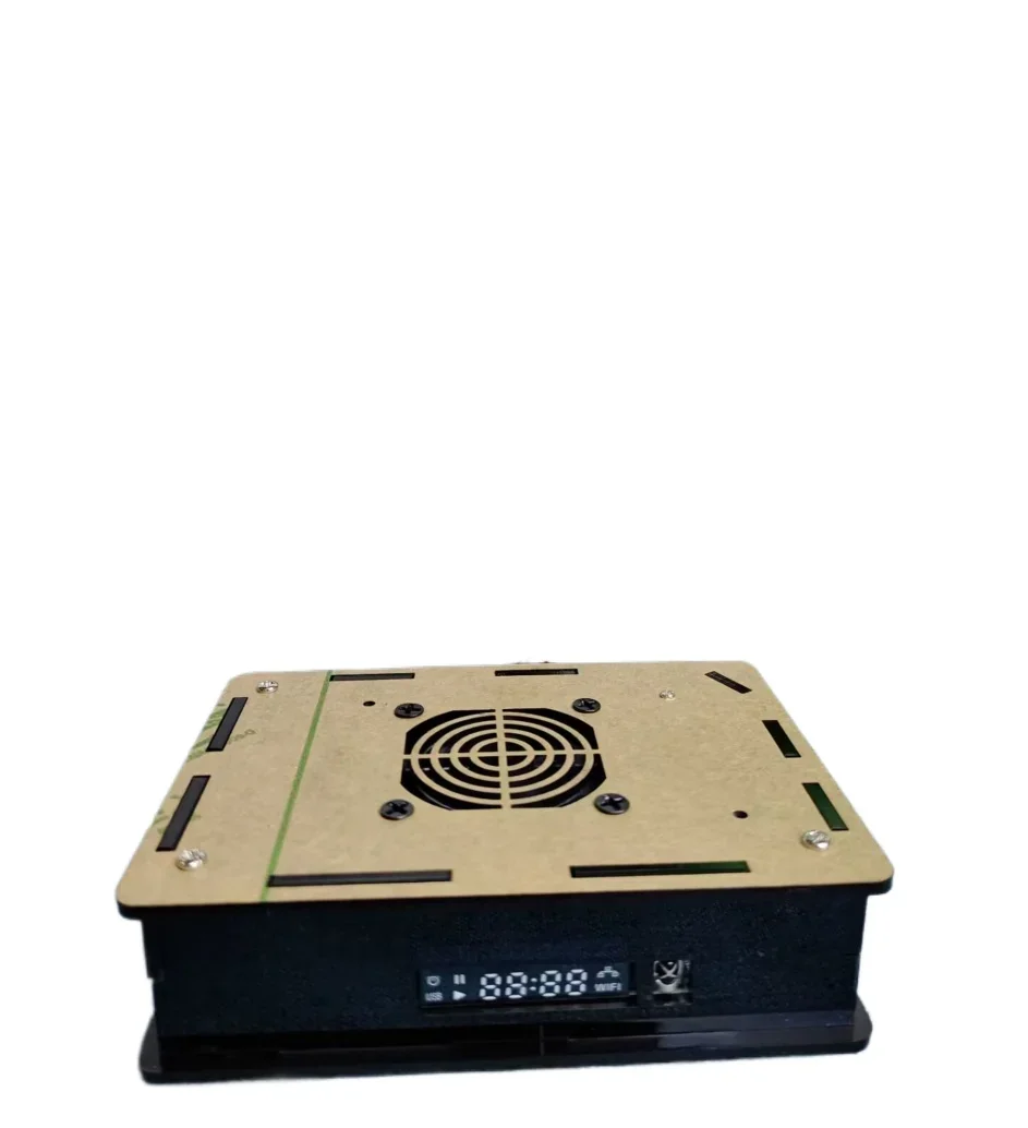 

HK1 RBOX Gigabit Network Port Dual Band WIFI Bluetooth Acrylic Multifunctional Game TV Box Cooling