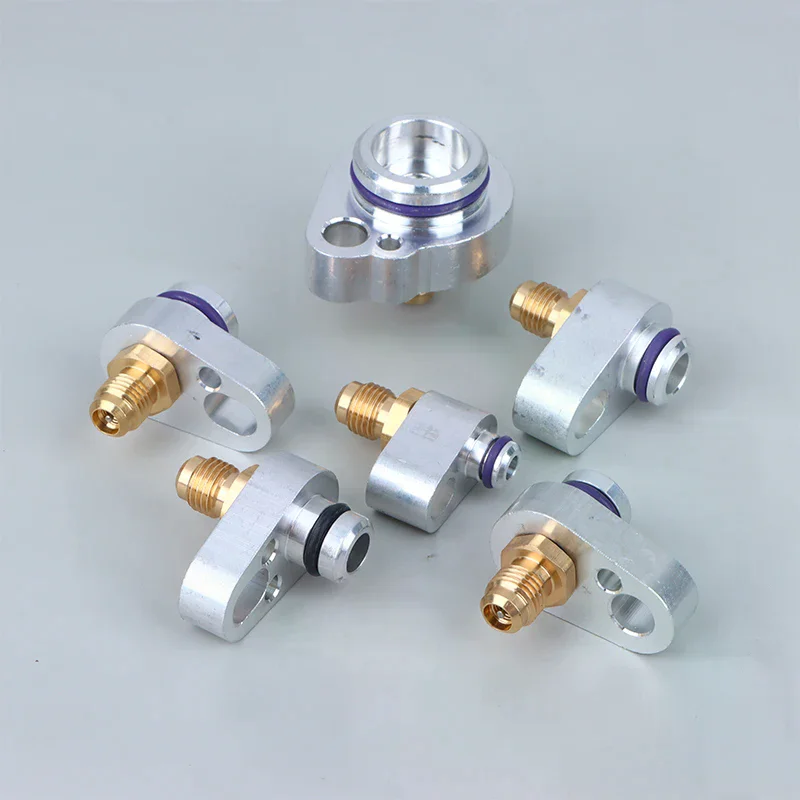 

Automotive air conditioning leak testing plug plugging condenser leak testing cold air pump leak testing joint