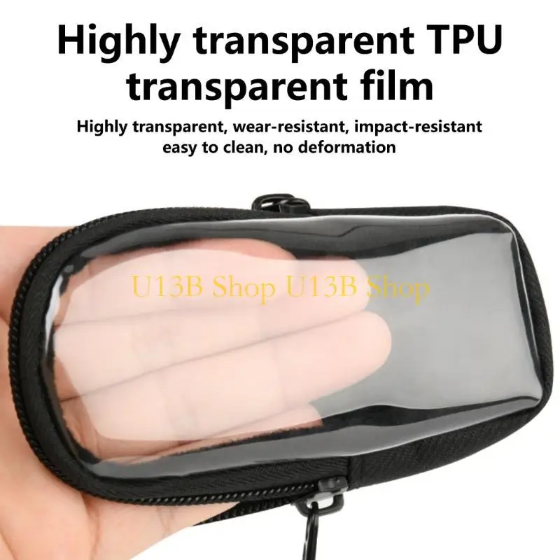 U13B MP3 플레이어 홀더 TPU 화면 액세스 및 NWE394 MP3 플레이어 용 나일론 백업은 마모에 대한 보호를 커버합니다.