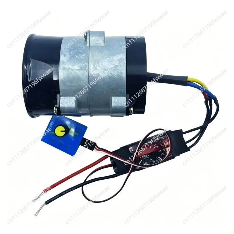 For 12V 16.5A  Turbocharged Fan Storm Power Car Turbine High Speed ducted Fan Strong Wind Fan Supercharged High Speed