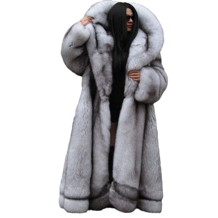 

Женская куртка из искусственного меха, длинное пальто, кардиган с капюшоном, толстая, пушистая, теплая, лохматая, с открытой строчкой, верхняя одежда, новинка 2025, зимнее женское пальто