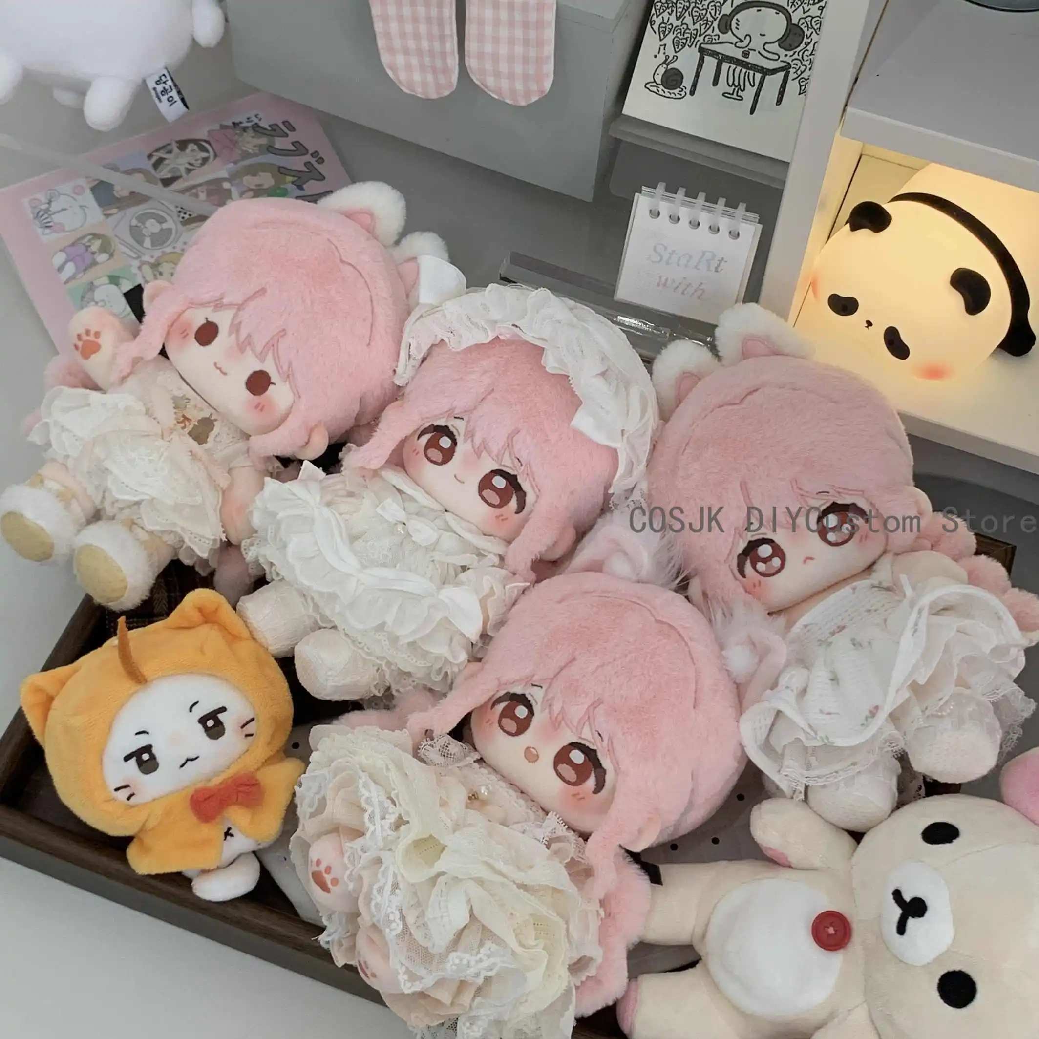 20 سنتيمتر لطيف الوردي إنفينيتي نيكي شخصيات قطنية مطبوعة عادي الجسم نموذج لجسم 10 سنتيمتر التميمة بلوشي وسادة محشوة هدية عيد ميلاد #5