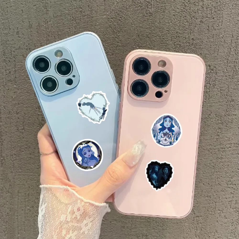 10/30/60PCS Science Fiction Animated Movie Emily Corpse Bride Gothic Style Cartoon Graffiti Sticker DIY Laptop Decal Kids Toy