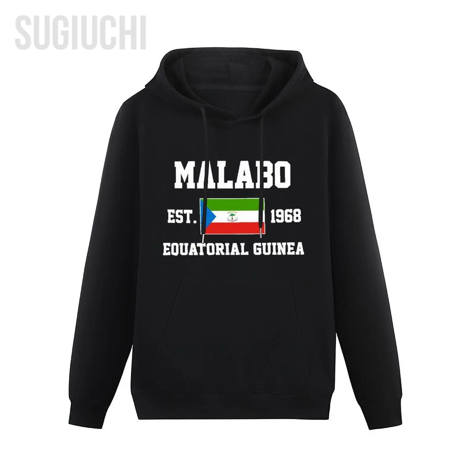 Men Women Hoodies Equatorial Guinea EST.1968 Malabo Capital Hoodie Pullover Hooded Hip Hop Sweatshirt Cotton Unisex