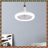 Ceiling Fans With Remote Control And Light Lamp Fan E27 Converter Base LED Lamp Fan For Bedroom Living Room