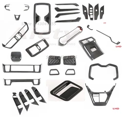 For Toyota RAV4 RAV 4 XA50 2019 2020 2021 2022 2023 Black Wiredrawing Accessories Gear Shift Panel Cover Door Handle Cover Trim