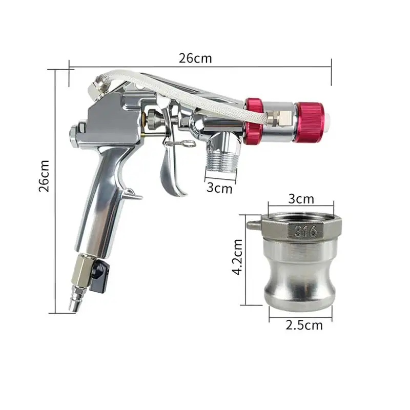 Pistola a spruzzo per vernice professionale pistola a spruzzo per vernice con struttura in pietra strumenti per vernice per stucco Sandblaster vernice per pietra reale