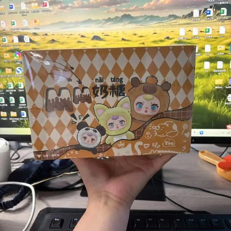 

2025 New Cute Milk Candy Keychain Mysterious Blind Box Car Key Decoration Backpack Pendant Doll Small Gift Wholesale