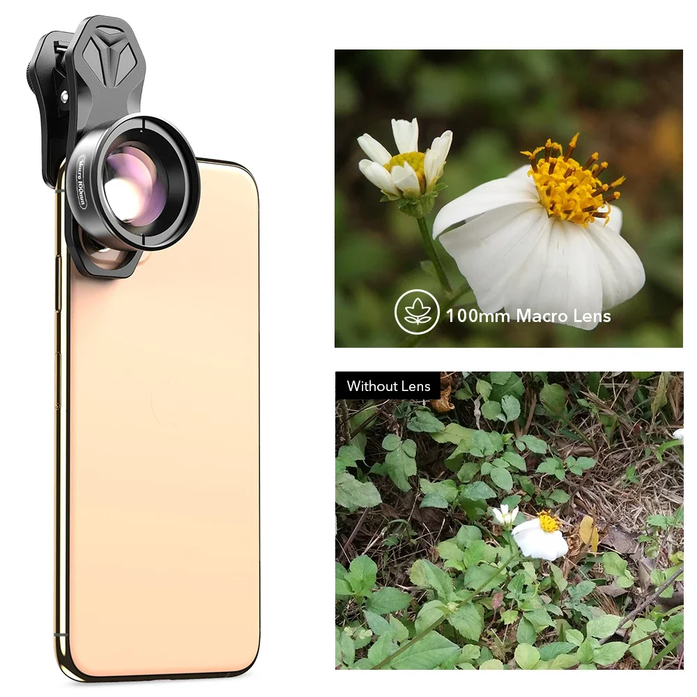

Pop Camera Phone Lens 100mm Macro Lens 4K HD Super Macro Lenses+CPL+star Filter For IPhonex Xs Max Samsung S9 All Smartphone