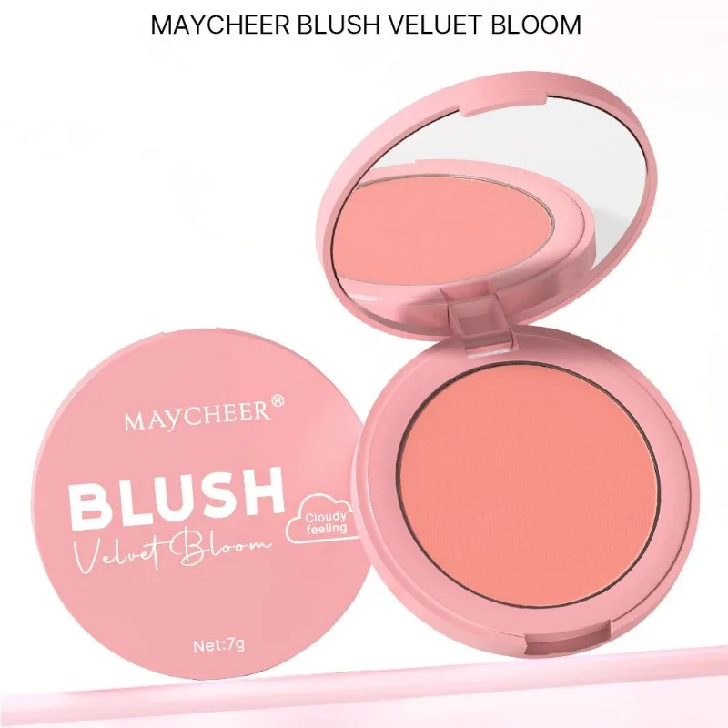 7g Soft Focus Fog Setting Powder Makeup Oil Control Powder Blusher Langdurige waterdichte poeder Gezichtsmake-up met spiegel