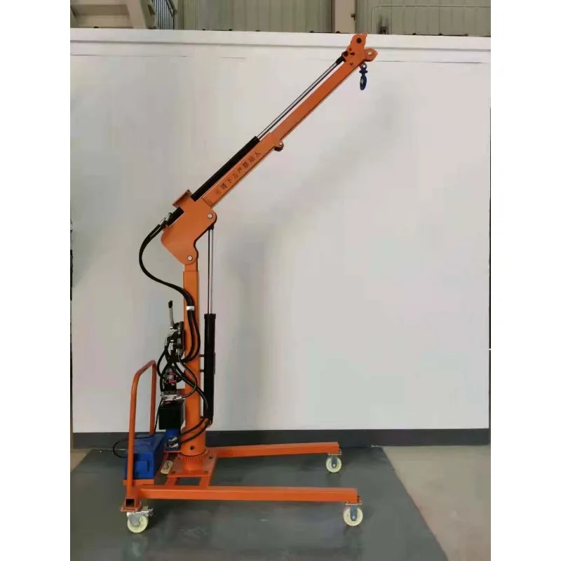 

All-electric crane truck crane small car hydraulic boom