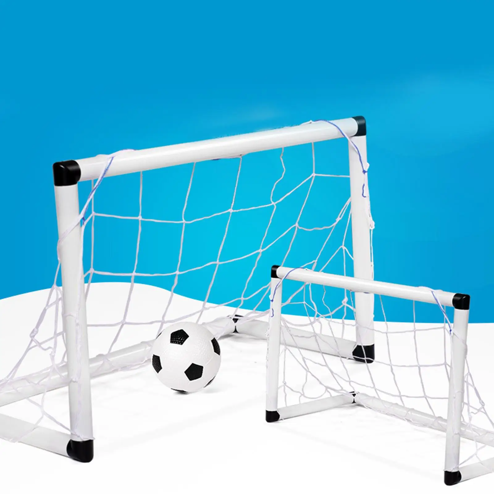 Kids Soccer Goals Set, Football Goal Frame Lightweight Football Net, Training Soccer Goal Folding Soccer Goal,