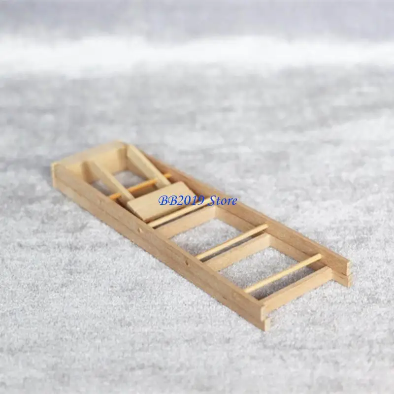 Q0KB Unfinished Ladder for 1/12 Dollhouses Construction Site and Elf Display