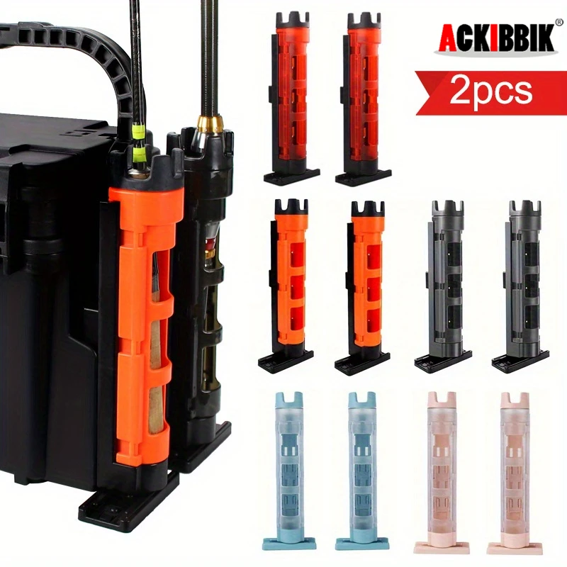 

Ackibbik 2 шт., держатель для рыболовной коробки, держатель для удочки, подставка для рыболовной коробки, аксессуары для удочки, стойка для рыболовной бочки, держатель для уличной рыбалки
