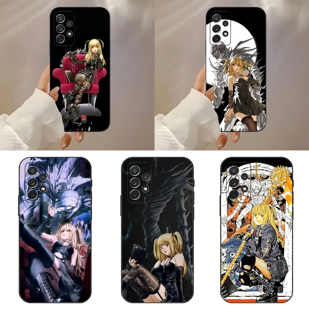 Amane D-Death Misa NoteS-S Phone Case For Samsung Galaxy A91,A80,A73,A72 ,A71,A53A52,A32 ,A31A22,A21s,A20,Black Cover