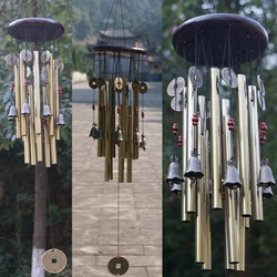 Outdoor Living Wind Chimes Yard Garden Tubes Bells Copper Antique Windchime Wall Hanging Home Decor Decoration Wind Chimes