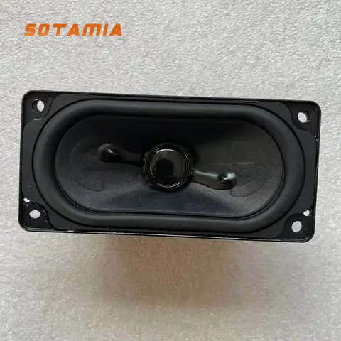SOTAMIA 2pcs 105*50mm Full Range Speaker 8 Ohm 25W High End Echo Wall Rectangular Runway Loudspeaker Portable Bluetooth Speaker