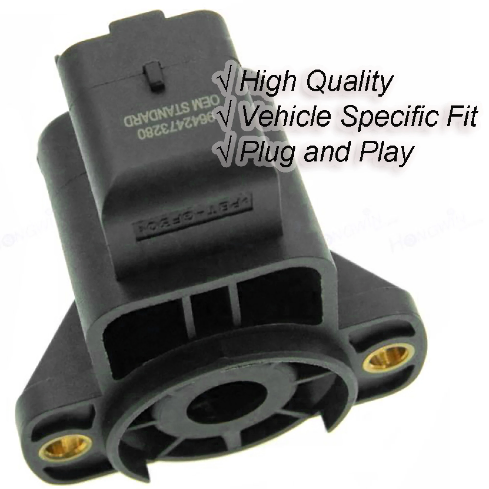 1pcs Car Throttle Position Sensor 9642473280 58199003 1635Z9 for CITROEN C5/PEUGEOT 206 307 406 607/ TOYOTA COROLLA Estate E11 view 2