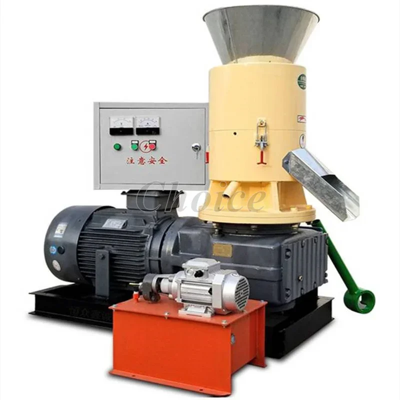 Rice Husk Biomass Wood Chip Pellet Mill Press Making Machine Sawdust Bagasse Pellet Granulator Pelletizer