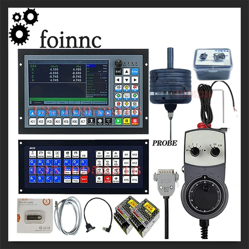 Ddcs-expert's Newly Upgraded 3/4/5 Axis Cnc Offline Controller Kit 3 Edge Finder  atc Extended Keyboard  mpg To Replace Ddcsv3.1