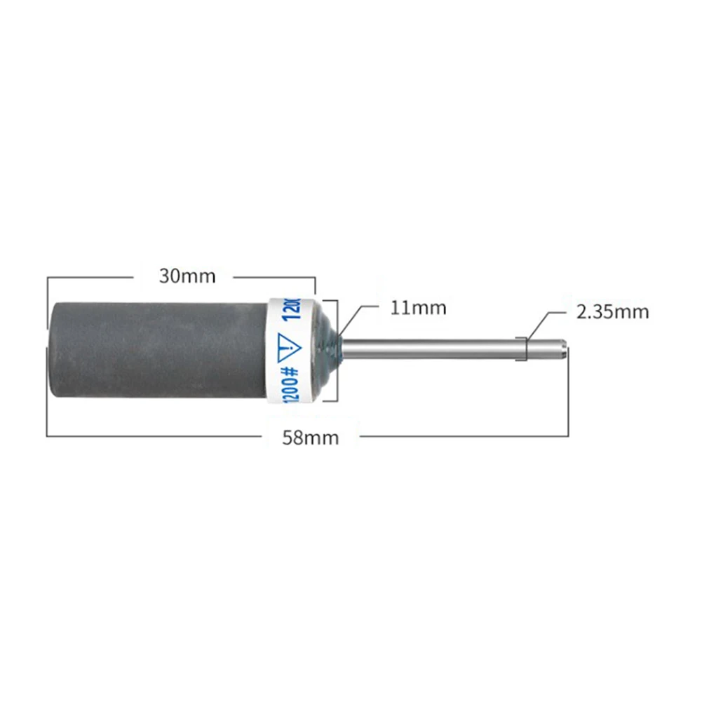 1Pc nastri abrasivi per bastoncini di carta vetrata 2.35mm tamburo abrasivo utensili rotanti abrasivi testa per mole per parti di utensili per smerigliatrice elettrica