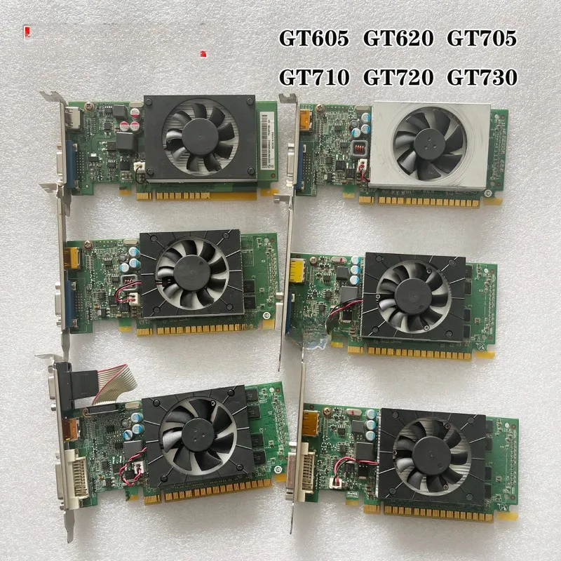 GT605 GT620 GT705 GT720 1G independent graphics card PCI-E bright machine knife card