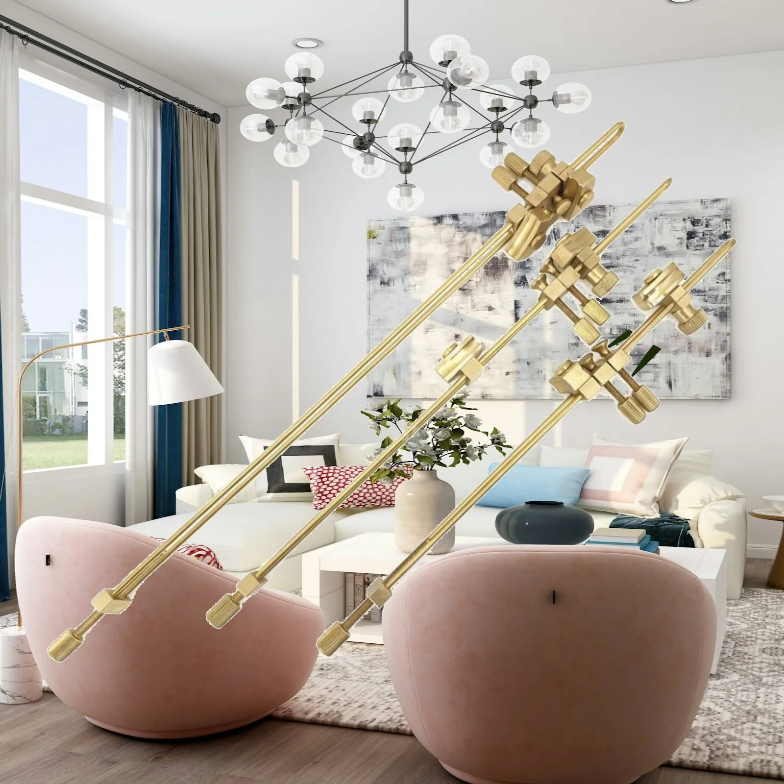 Copper Violin Repair Clamp Luthier Tools for Fixing Crack Center Seam String Instrument Woodworking Gluing Clamps for Violin